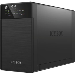 ICY BOX RAID enclosure 2x HDD with USB 3.1 (Gen 2) Type-C® / eSATA