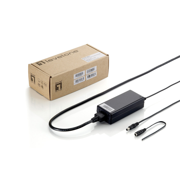 LevelOne POW-4801 adaptador e transformador Interior Preto