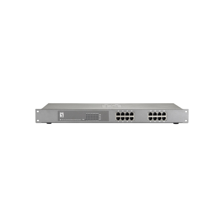 LevelOne FEP-1612 switch de rede Não-gerido Fast Ethernet (10 100) Power over Ethernet (PoE) Cinzento