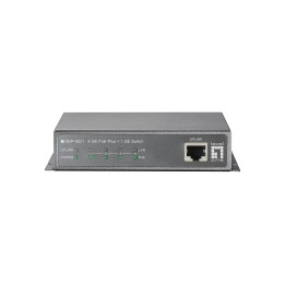 LevelOne GEP-0521 switch de rede Não-gerido Gigabit Ethernet (10 100 1000) Power over Ethernet (PoE) Cinzento