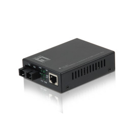 LevelOne GVT-2001 conversor de rede de média 1000 Mbit s 850 nm Multimodo Preto