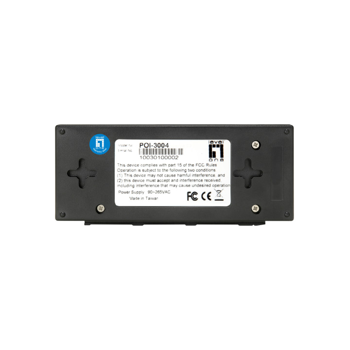 LevelOne POI-3004 adaptador PoE Gigabit Ethernet 52 V