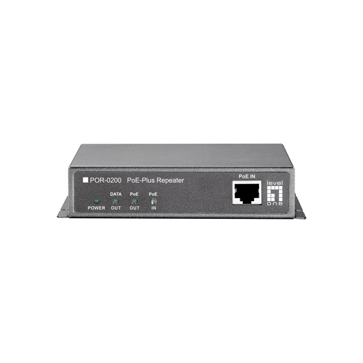 LevelOne POR-0200 extensor de redes Repetidor de rede Preto