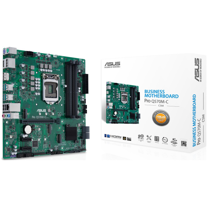 Motherboard ASUS PRO Q570M-C/CSM Intel Q570 LGA 1200 micro ATX