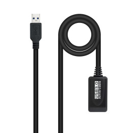 Nanocable 10.01.0311 cabo USB 5 m USB 3.2 Gen 1 (3.1 Gen 1) USB A Preto