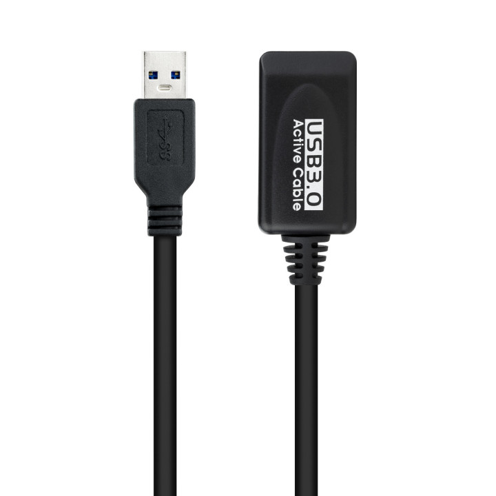 Nanocable 10.01.0311 cabo USB 5 m USB 3.2 Gen 1 (3.1 Gen 1) USB A Preto
