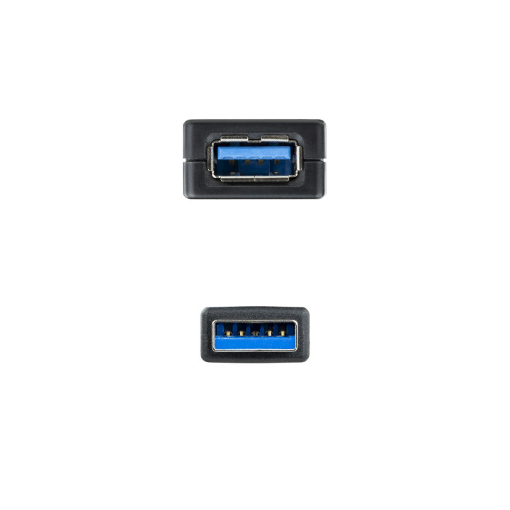 Nanocable 10.01.0311 cabo USB 5 m USB 3.2 Gen 1 (3.1 Gen 1) USB A Preto