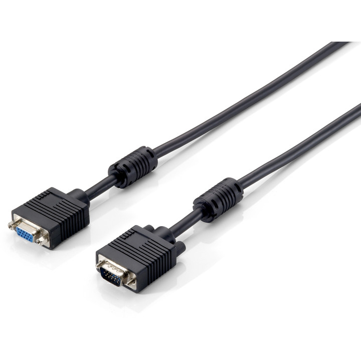 Equip 118802 cabo VGA 5 m VGA (D-Sub) Preto
