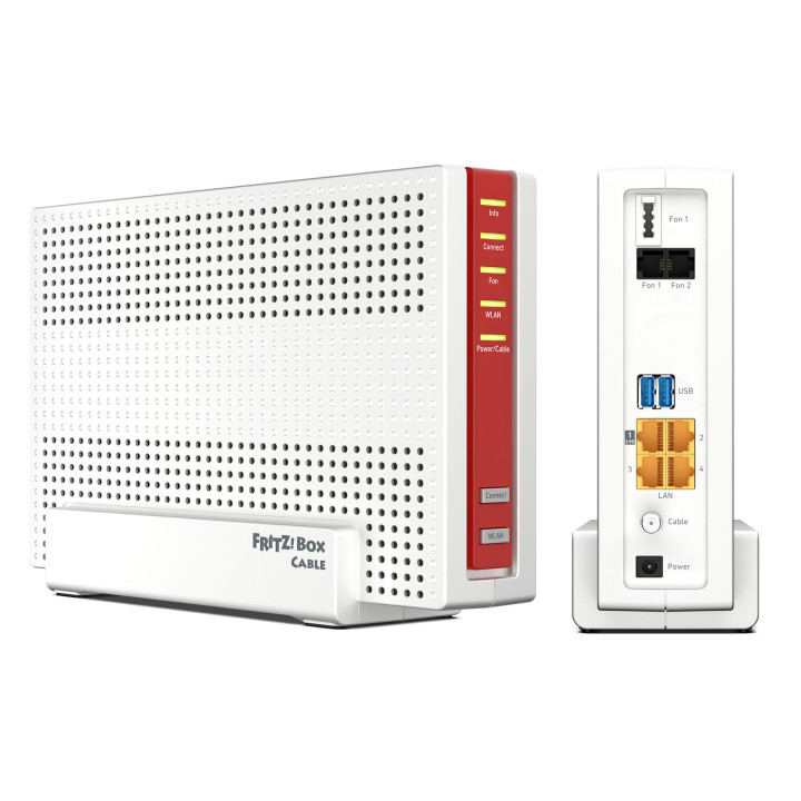 Router Cable Modem AVM FRITZ Box 6690 WIFI 6 Branco