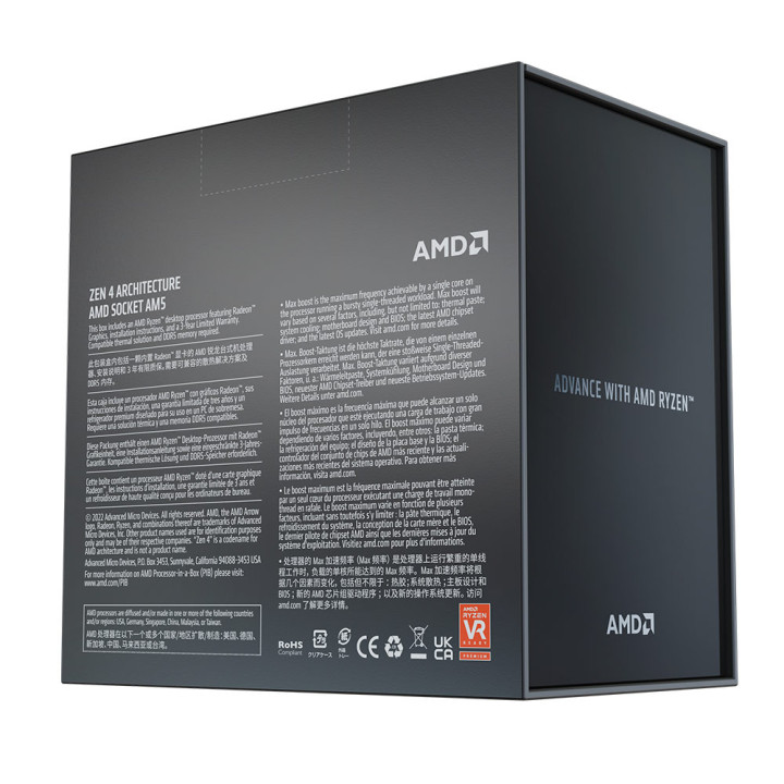 Processador AMD Ryzen 9 7950X 4,5GHz 64 MB L3 Box