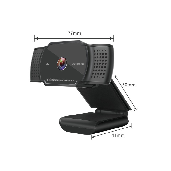 Conceptronic AMDIS02B webcam 5 MP 2592 x 1944 pixels USB 2.0 Preto