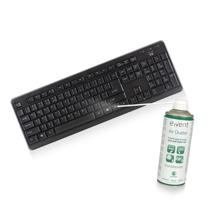 Ewent EW5601 kit de limpeza de equipamento Locais de difícil acesso Limpador de equipamento de ar comprimido 400 ml