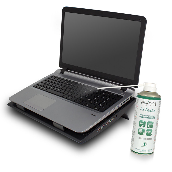 Ewent EW5601 kit de limpeza de equipamento Locais de difícil acesso Limpador de equipamento de ar comprimido 400 ml