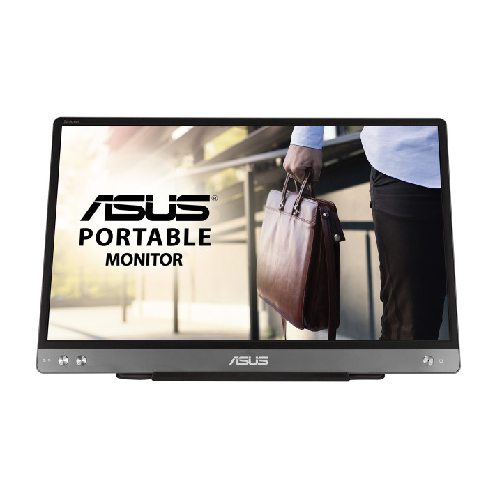 ASUS MB14AC monitor de ecrã 35,6 cm (14") 1920 x 1080 pixels Full HD Cinzento