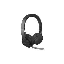 Logitech Zone Auscultadores Sem fios Fita de cabeça Escritório Call center Bluetooth Grafite