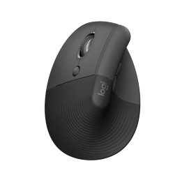 Logitech Lift for Business rato Mão esquerda RF Wireless + Bluetooth Ótico 4000 DPI