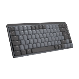 Logitech MX Mini Mechanical teclado RF Wireless + Bluetooth QWERTY Estados Unidos (Internacional) Grafite, Cinzento