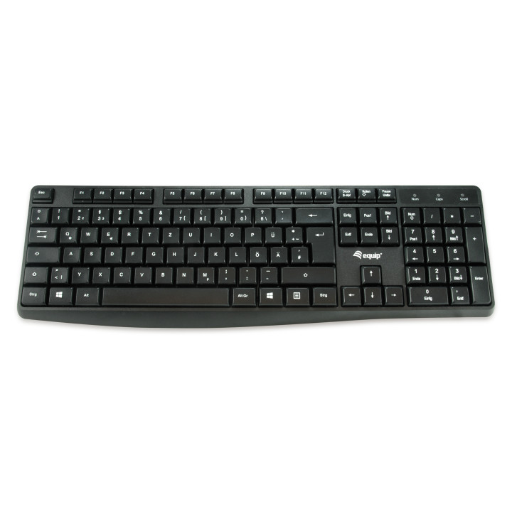 Equip 245212 teclado USB QWERTY Português Preto