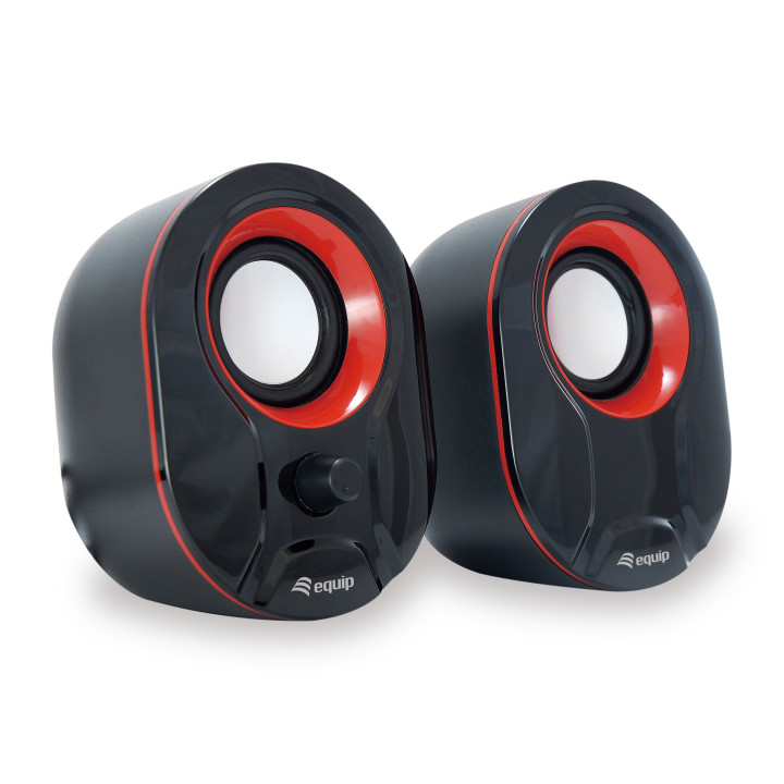 Equip 245332 altifalante Preto, Vermelho Com fios 3 W