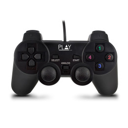 Ewent Play Preto USB 2.0 Gamepad Analógico   Digital PC