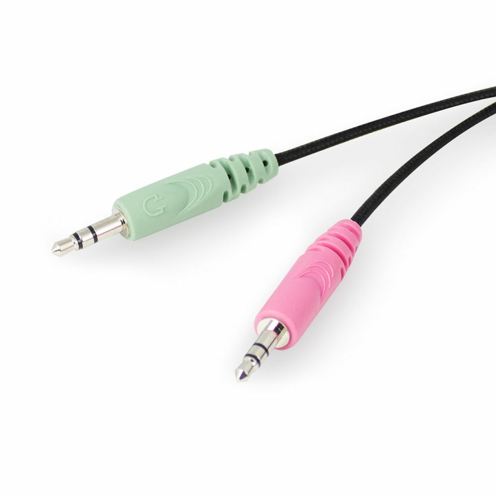 Ewent EW3562 auscultador Auscultadores Com fios Fita de cabeça Chamadas Música Preto, Prateado