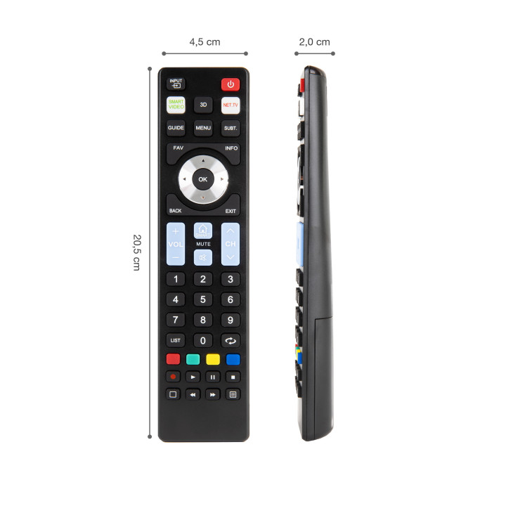 Ewent EW1576 comando TV Botões de pressionar