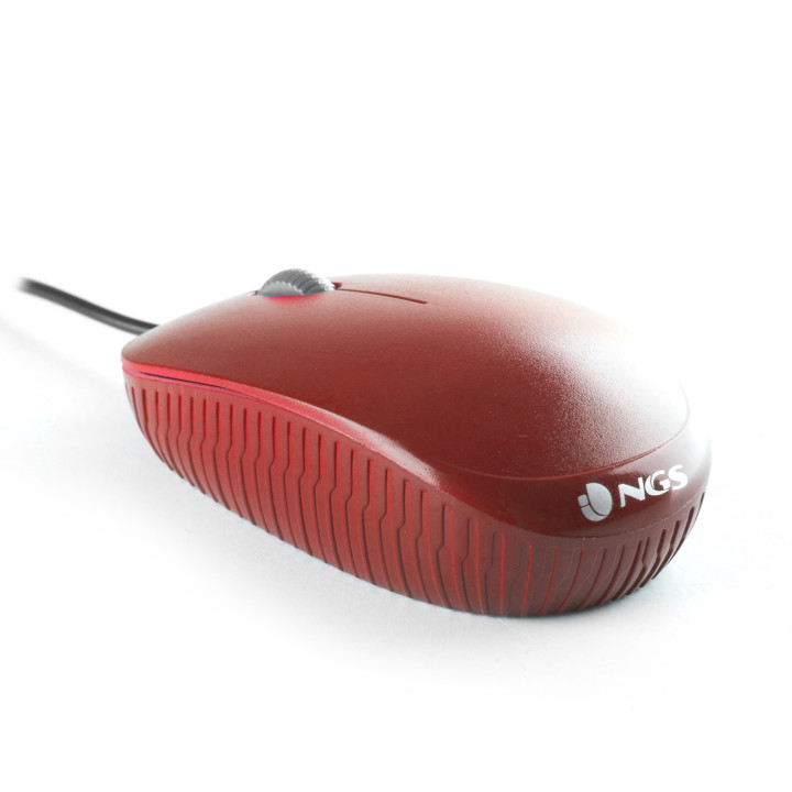 NGS Flame rato Mão direita USB Type-A Ótico 1000 DPI