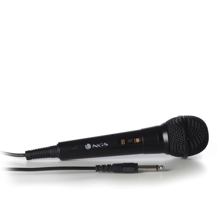 NGS Singer Fire Preto Microfone de karaoke