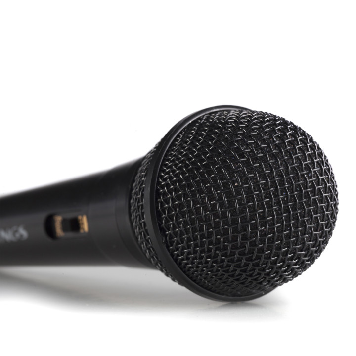 NGS Singer Fire Preto Microfone de karaoke