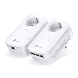 TP-Link TL-PA8033P KIT adaptador de rede PowerLine 1300 Mbit s Ethernet LAN Branco