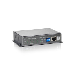 LevelOne FSW-0513 switch de rede Fast Ethernet (10 100) Power over Ethernet (PoE) Preto, Cinzento