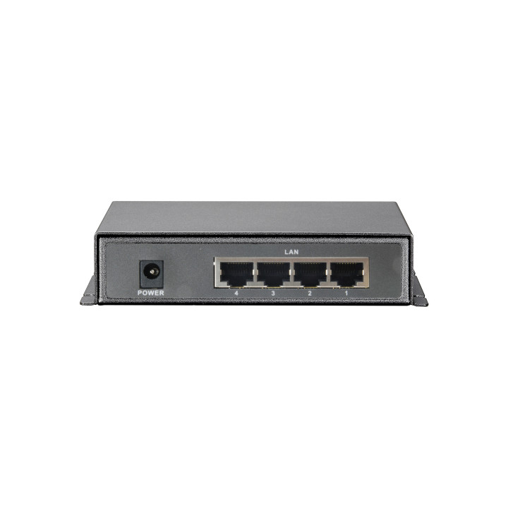 LevelOne FSW-0513 switch de rede Fast Ethernet (10 100) Power over Ethernet (PoE) Preto, Cinzento