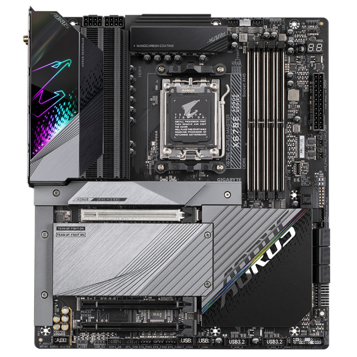 Gigabyte X670E AORUS MASTER (REV. 1.0) motherboard AMD X670 Ranhura AM5 ATX