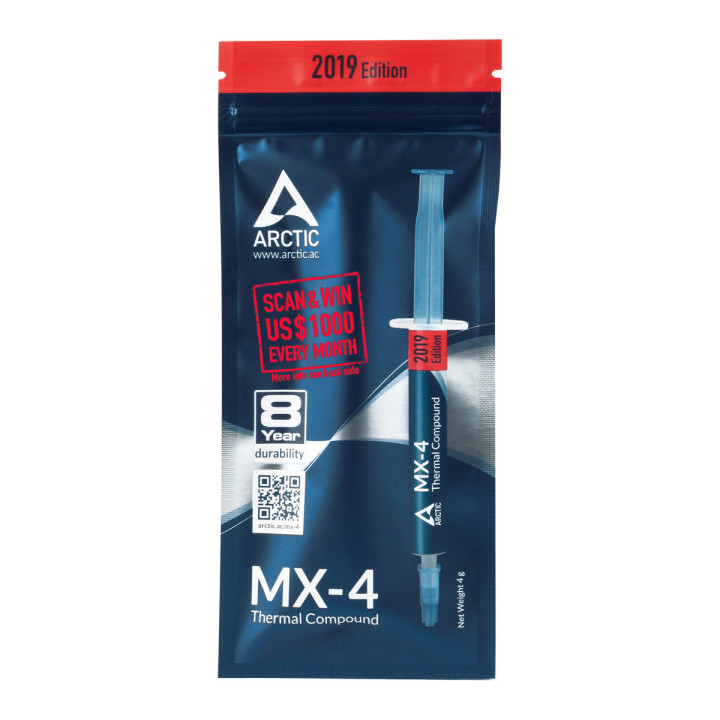 ARCTIC MX-4 pasta térmica Cola térmica 8,5 W m·K 4 g