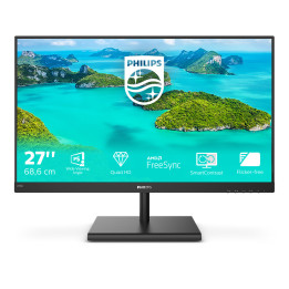 Philips E Line 275E1S 00 LED display 68,6 cm (27") 2560 x 1440 pixels Quad HD Preto