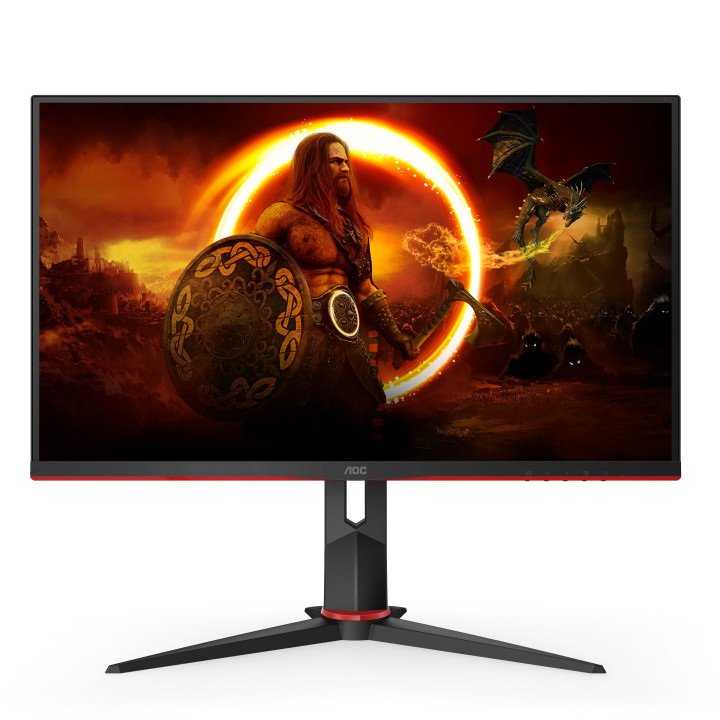 AOC 27G2SPU BK monitor de ecrã 68,6 cm (27") 1920 x 1080 pixels Full HD Preto, Vermelho