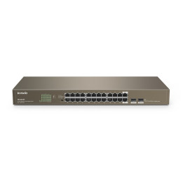 Tenda TEG1024F switch de rede Não-gerido L2 Gigabit Ethernet (10 100 1000) 1U Cinzento