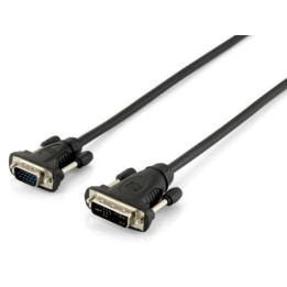 Equip 118943 adaptador de cabo de vídeo 1,8 m DVI-A VGA (D-Sub) Preto