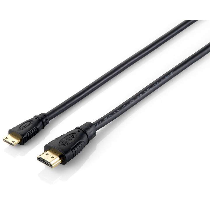 Equip 119306 cabo HDMI 1 m HDMI Type A (Standard) HDMI Type C (Mini) Preto
