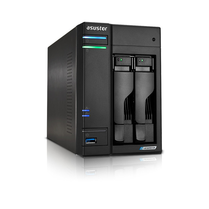 Asustor LOCKERSTOR 2 Gen2 (AS6702T) NAS PC Ethernet LAN Preto N5105
