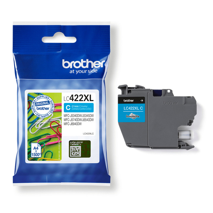 Brother LC-422XLC tinteiro 1 unidade(s) Original Ciano