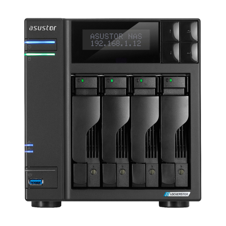Asustor LOCKERSTOR 4 Gen2 (AS6704T) NAS PC Ethernet LAN Preto N5105