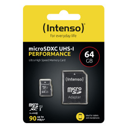 Intenso 3424490 cartão de memória 64 GB MicroSD UHS-I Classe 10