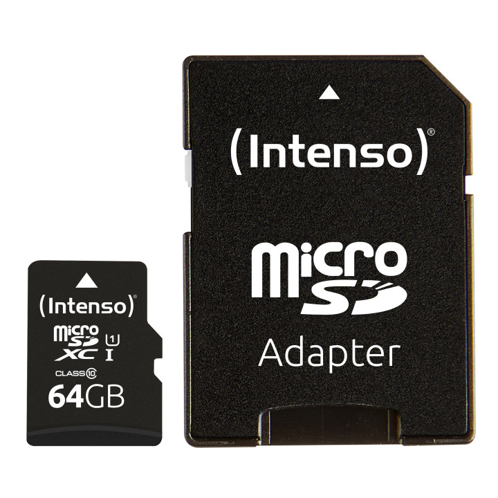 Intenso 3424490 cartão de memória 64 GB MicroSD UHS-I Classe 10