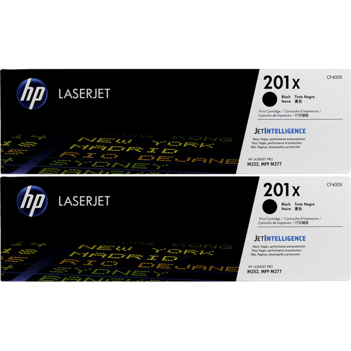 Toner Original HP LaserJet 201X Preto de Elevado Rendimento (Pack de 2)