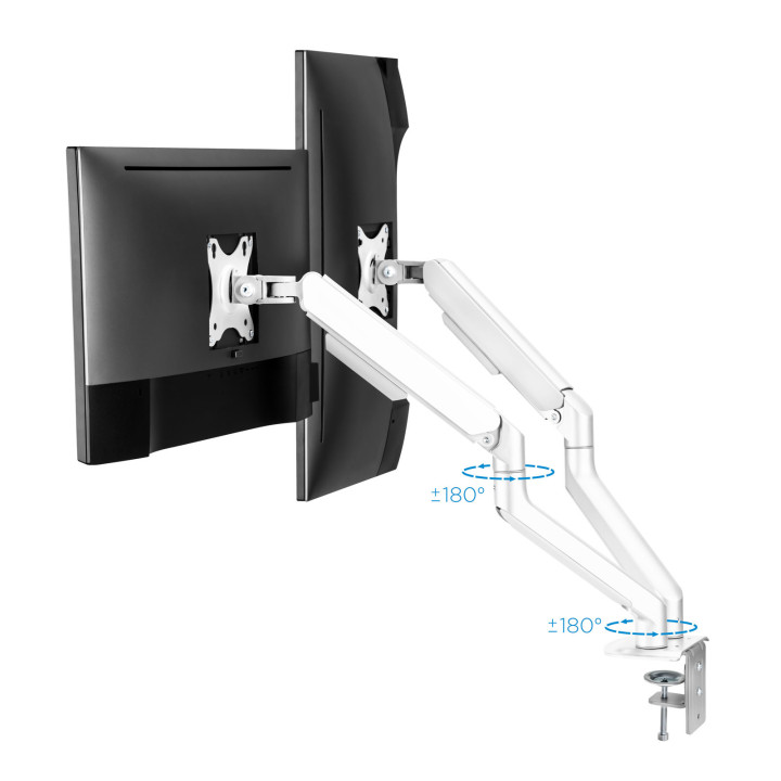 TooQ DB4132TNR-W montagem e suporte para monitores 81,3 cm (32") Fixação Aparafusar Branco