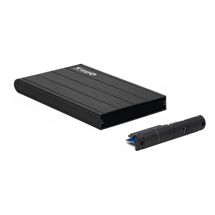 Caixa para Discos TooQ TQE-2530B 2.5" USB 3.2 Preto