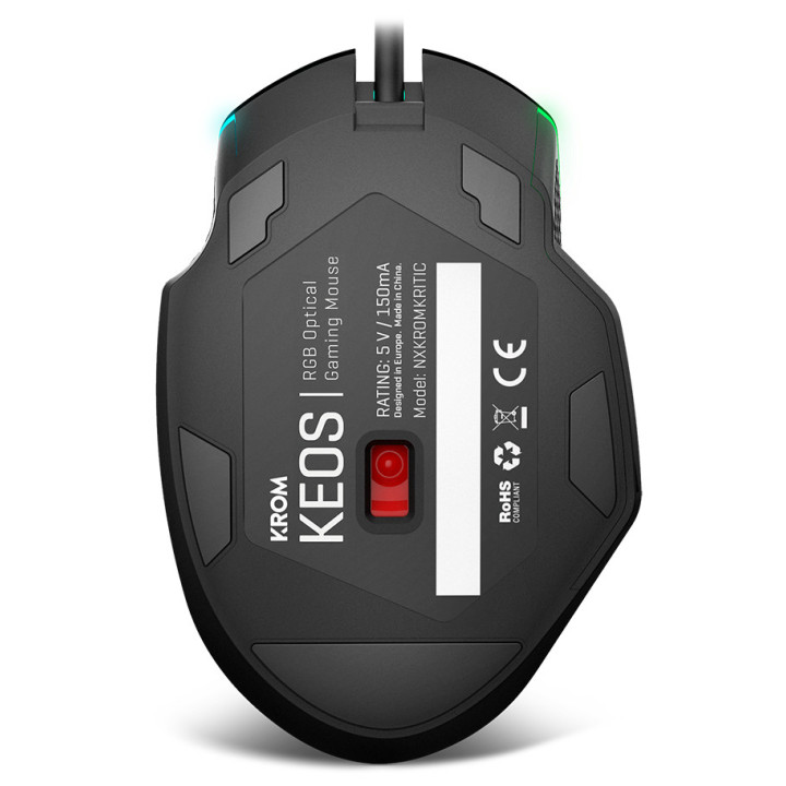 Krom Keos rato Mão direita USB Type-A Ótico 6400 DPI