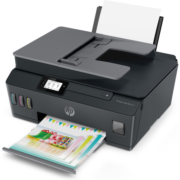 HP Smart Tank Plus Multifunções 655 Wireless, Impressão, cópia, digitalização, fax, ADF e ligação sem fios, Digitalização para