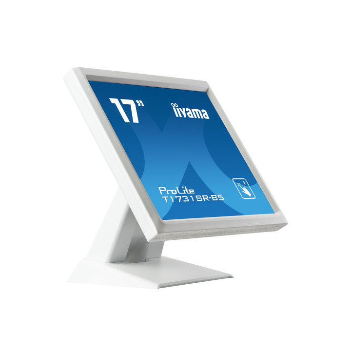iiyama ProLite T1731SR-W5 monitor de ecrã 43,2 cm (17") 1280 x 1024 pixels TN Ecrã táctil Branco